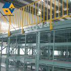 En acier d'entrepôt galvanisé rayonne pi jaunes réglables de ² de taille de support de mezzanine des 1292