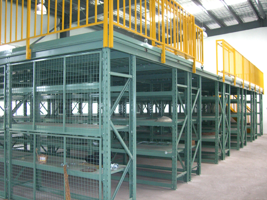 Gestion de l'entrepôt Rack à mezzanine à plusieurs niveaux avec largeur personnalisable