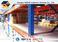 Système réglable adapté aux besoins du client de défilement ligne par ligne d'entrepôt de palette pour le stockage de capacité élevée
