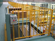 Étagère de mezzanine à plusieurs niveaux jaune pour une utilisation efficace de l'espace