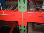 Commande personnalisée dans le défilement ligne par ligne résistant de palette, étagères de stockage en métal d'usine