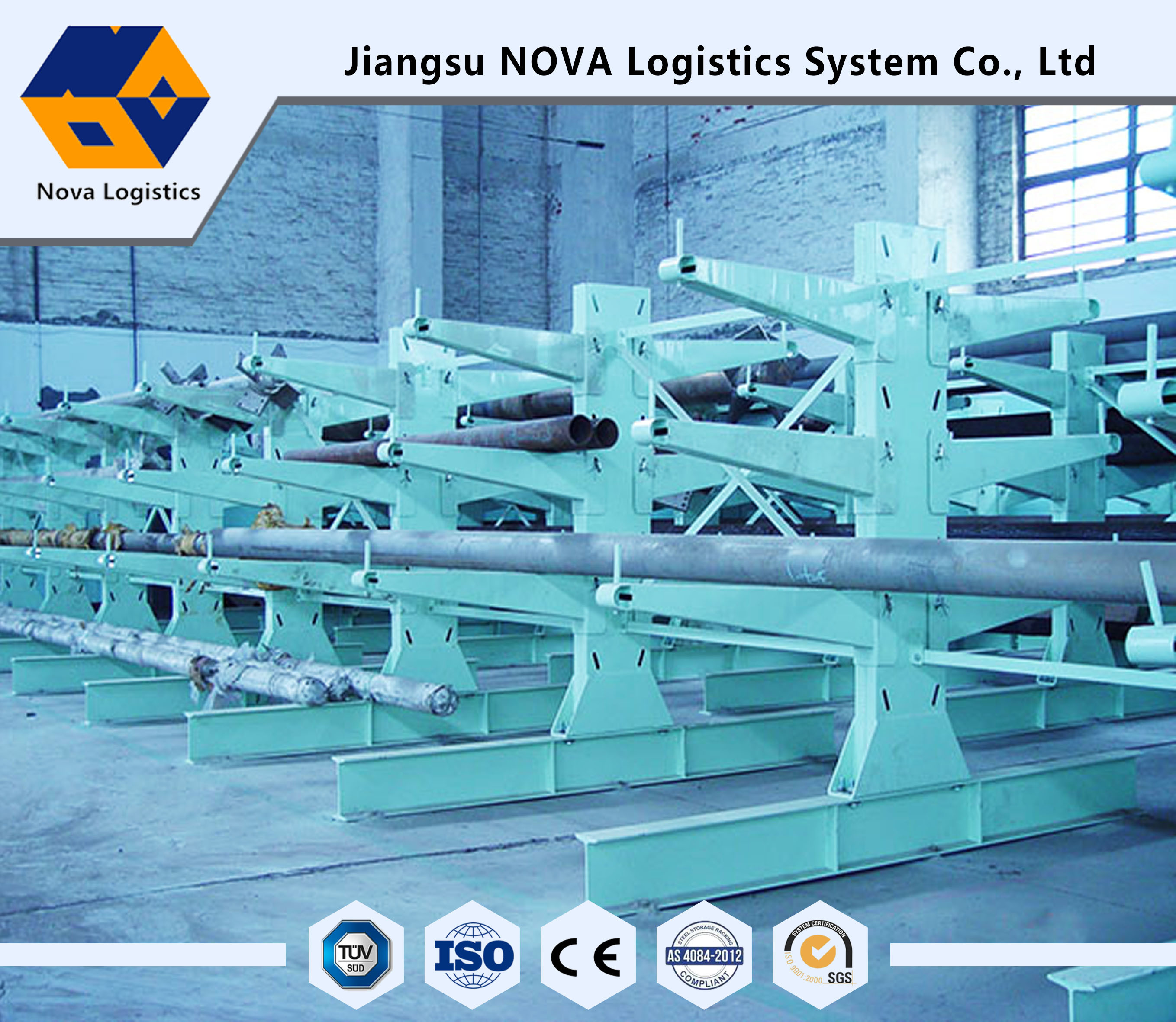 Entrepôt résistant de NOVA Cantilever Storage Racks For avec le matériel de Q235B