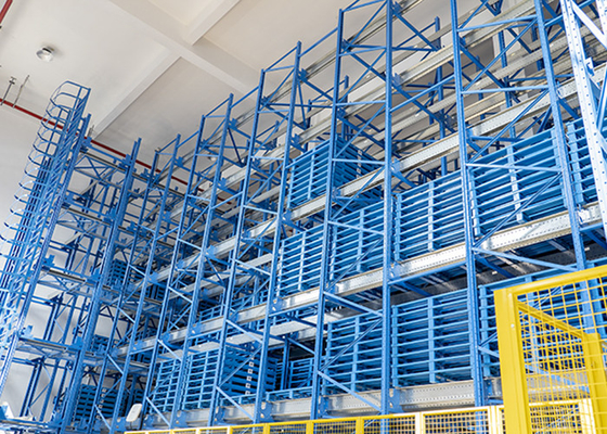 Entrepôt automatisé de Crane Steel Rack Pallet d'empileur du système de stockage et de récupération (radars de surveillance aérienne)